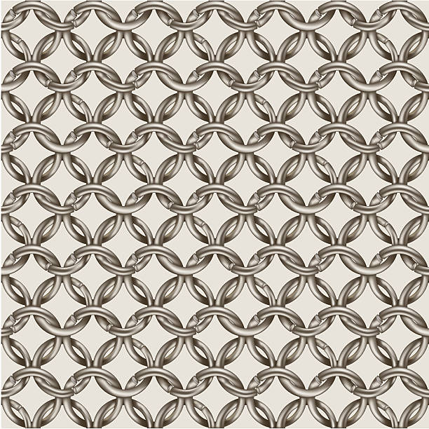 chain mail seamless wallpaper Seamless pattern. Elements are isolated, and are very easy to edit. ZIP file contains .AI CS, .PDF versions chain mail stock illustrations