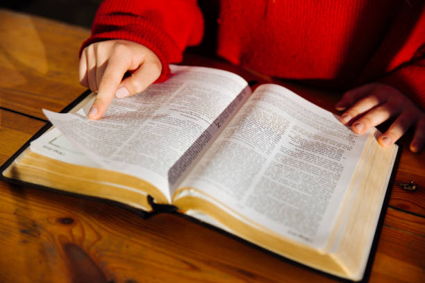 istock Studying the words of the God 1155645488