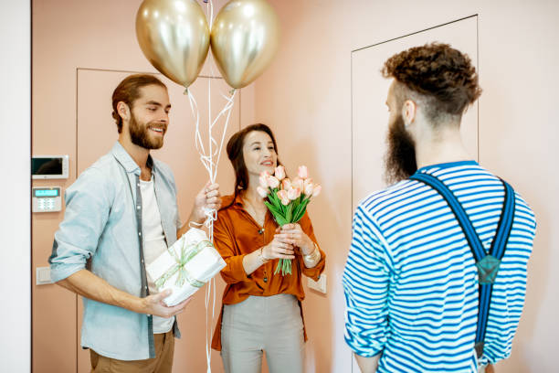 istock Friends coming home for a birthday party 1155648625