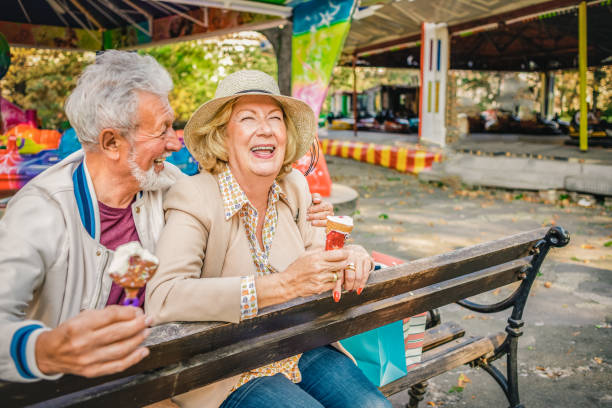 istock cheerful seniors having fun together 1155650016