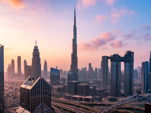 istock City skyline in Dubai 1155658186