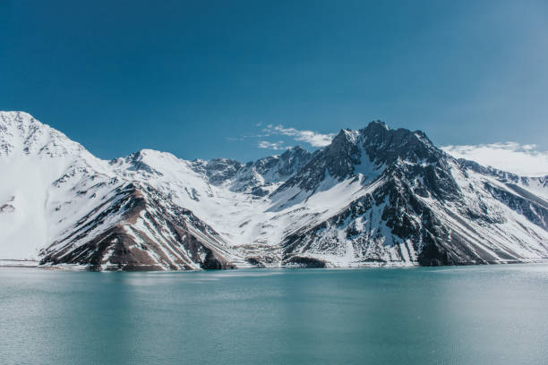 istock El Plaster Reservoir in Cajon del Maipo, Chile 1155666515