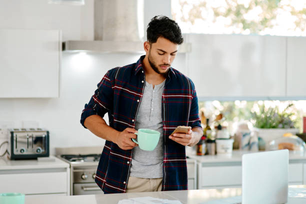 istock Catching up on some new trends at home 1155668517