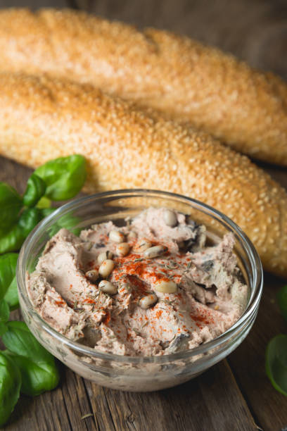 istock Homemade pate with pine nuts and herbs 1155670468