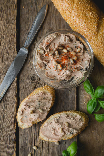 istock Homemade pate with pine nuts and herbs 1155670764