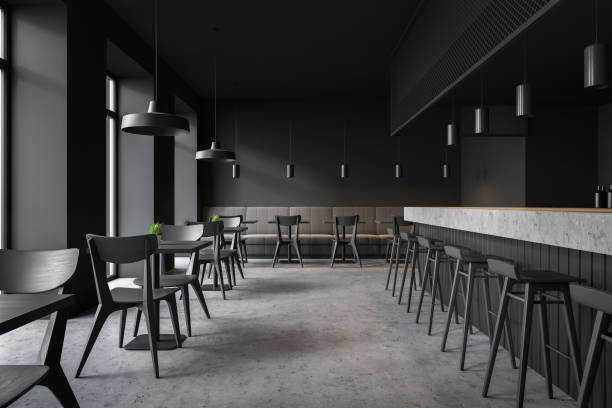 istock Interior of loft style pub with sofa 1155671657