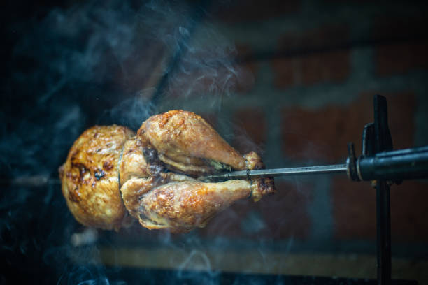 istock Roast Chicken on the BBQ 1155678739