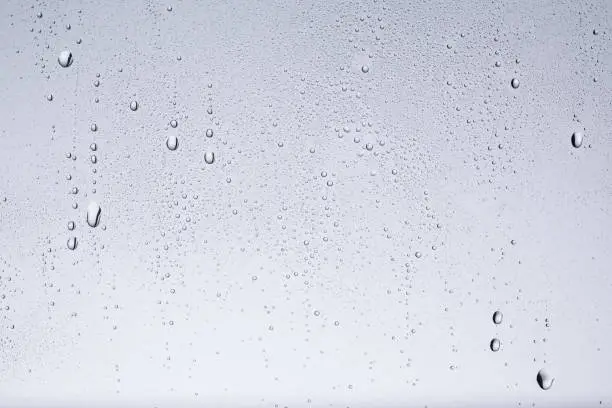Photo of Water Drops Background  Rain drop Condensation Texture