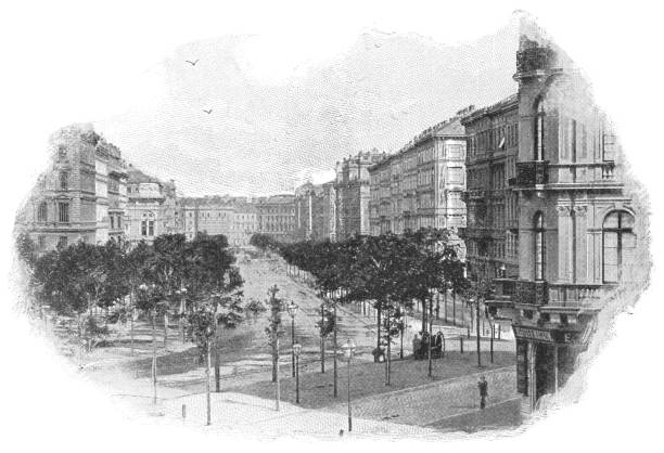 istock Ringstrasse in Vienna, Austria - Austro-Hungarian Empire 19th Century 1155686397