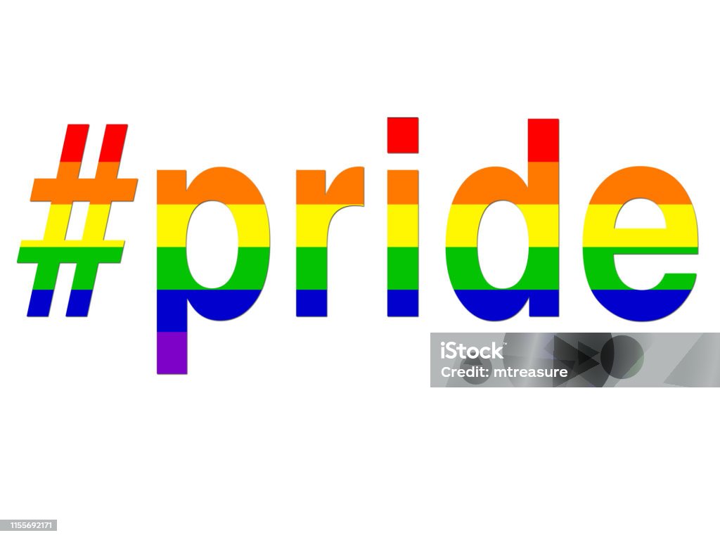 Image Of Lgbt Pride Hashtag Rainbow Wallpaper Background Illustration  Positive Celebratory Concept Art For Lesbian Gay Bisexual Transgender  Romance Pride Hashtag Over Lgbtqi Rainbow Flag For Same Sex Couples And  Homosexual Relationships