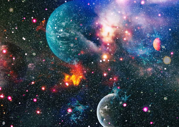 istock planets, stars and galaxies in outer space showing the beauty of space exploration. Elements furnished by NASA 1155695602