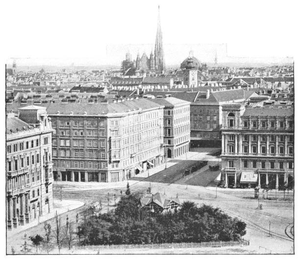 istock Ringstrasse in Vienna, Austria - Austro-Hungarian Empire 19th Century 1155695732