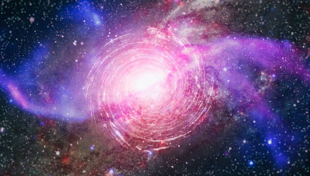 istock particle motion on black background, starlight nebula in galaxy at universe Space background. This image furnished by NASA 1155698200