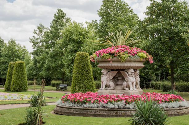 istock Peaceful gardens view in Regent's Park, London 1155700692