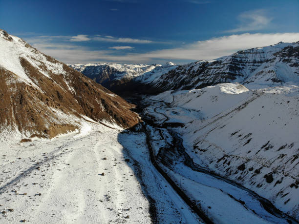 istock Snowcapped Mountains in Cajon del Maipo 1155704800