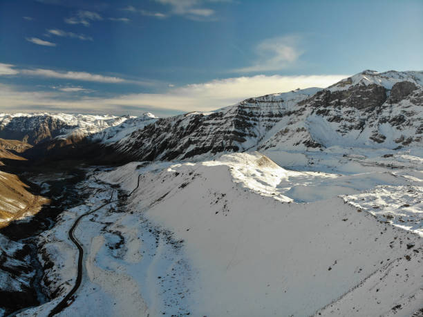 istock Snowcapped Mountains in Cajon del Maipo 1155704847