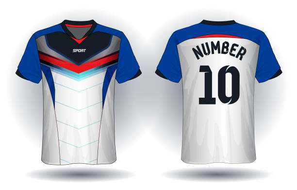 istock Soccer jersey template. sport t-shirt design. 1155704975