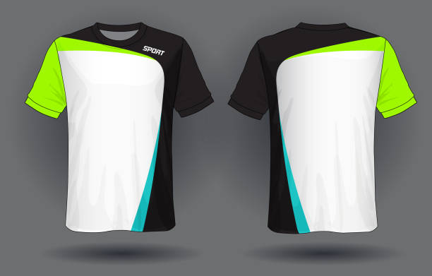 istock Soccer jersey template. sport t-shirt design. 1155704976