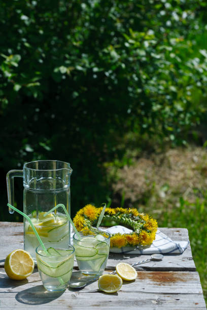 istock summer refreshing detox lemonade from cucumber, lemon and mint 1155717964
