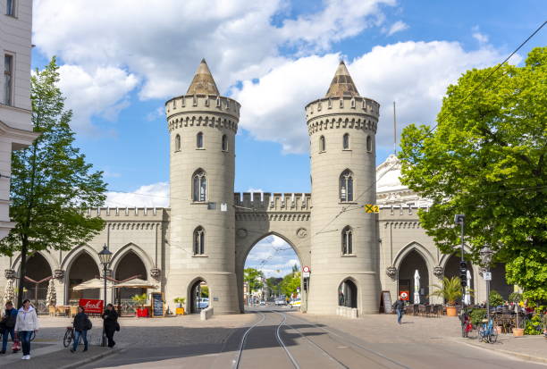 Potsdam, Germany - May 2019: Nauen Gate in Potsdam old town