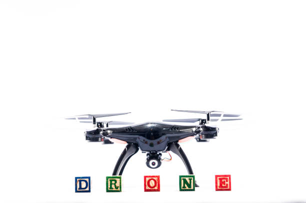 istock Modern Technology Copter closeup Aircraft Drone 1155730634