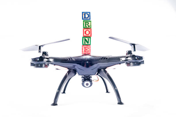 istock Modern Technology Copter closeup Aircraft Drone 1155730640