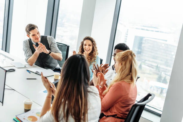istock That's what you call a good meeting! 1155732625