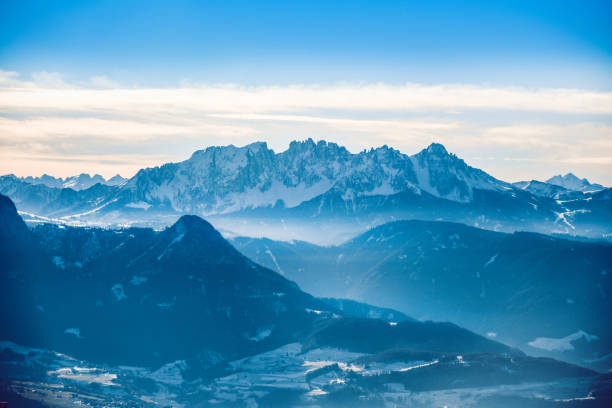 Scary Mountain Range In The Alps