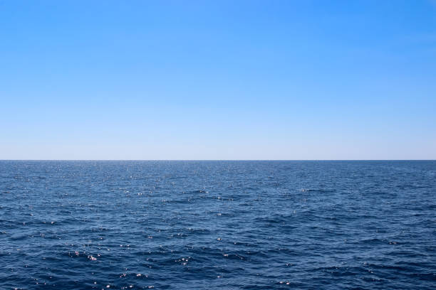 istock Mediterranean sea and sky, horizon 1155733228