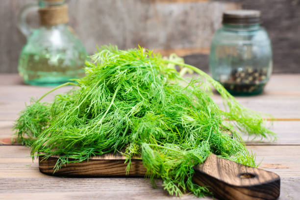 istock A bunch of fresh dill on a cutting board 1155734480