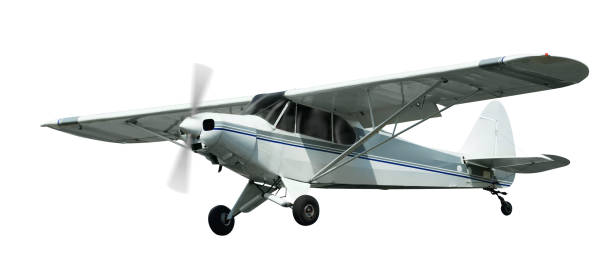 istock Small ports aeroplane on a clean white background 1155736471