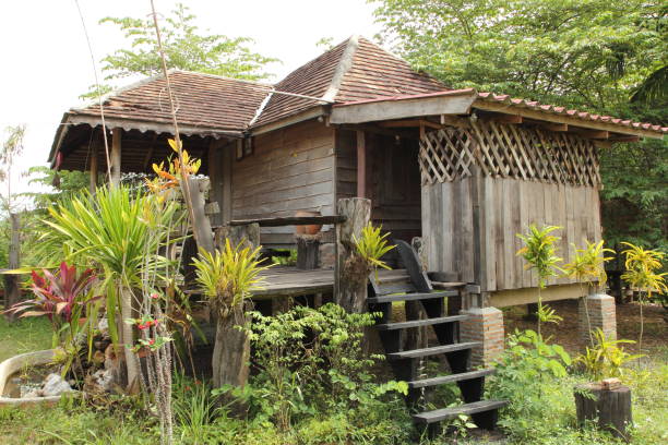 istock Old wooden houses 1155739963