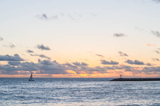 istock Sunset over the Pacific Ocean in Playa del Rey 1155742438