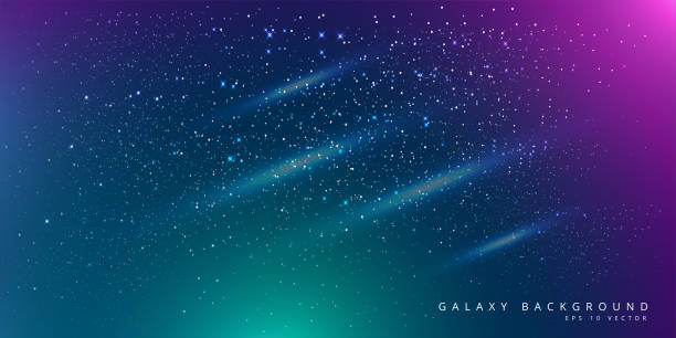 istock Colorful Space Galaxy Background with Shining Stars, Stardust and Nebula. Vector Illustration for artwork, party flyers, posters, brochures. Vector illustration for your artwork 1155743411