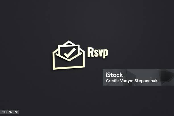 Rsvp Stock Photo - Download Image Now - RSVP, Icon, Design