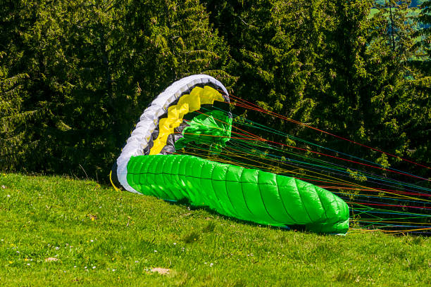 istock A parachutist prepares for his flight 1155743685