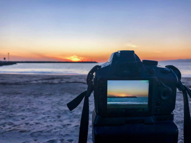 istock Winter sunset over the Pacific Ocean in Los Angeles, CA 1155743798