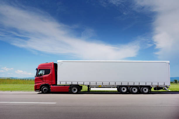 istock Semi-truck on a Highway 1155749317