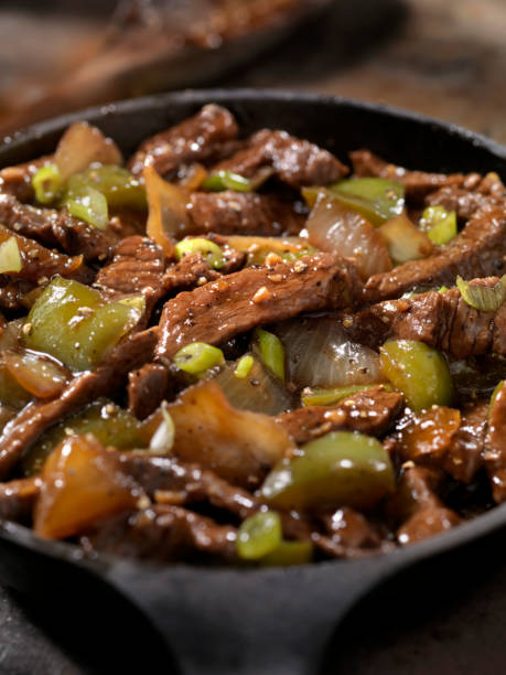 istock Asian Style Peppered Beef with Oyster Sauce 1155749687