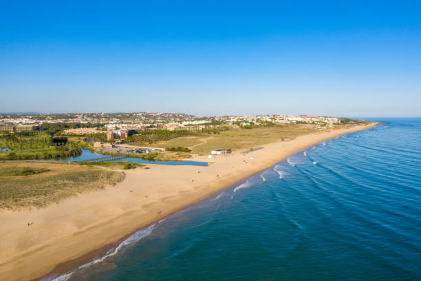 istock Aerial view of Salgados beach 1155751635