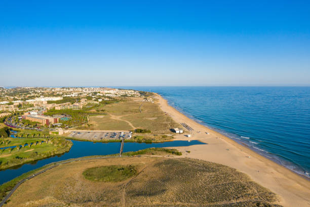 istock Aerial view of Salgados beach 1155752006