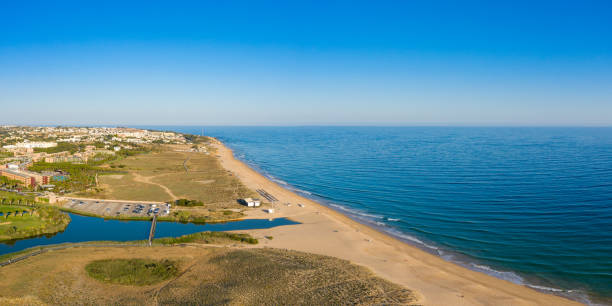 istock Aerial view of Salgados beach 1155752703