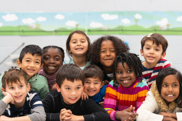 istock Close friends in class portrait 1155771752