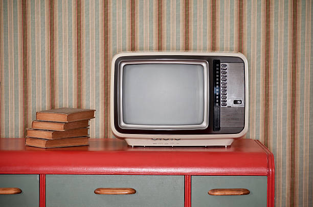 istock Sixties TV On Retro Desk 115578534