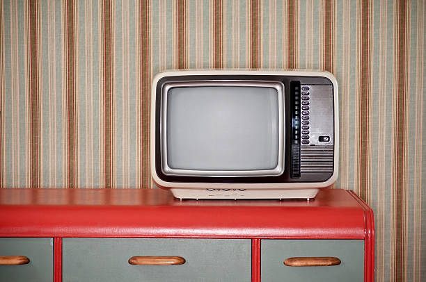 istock Sixties TV On Retro Desk 115578538