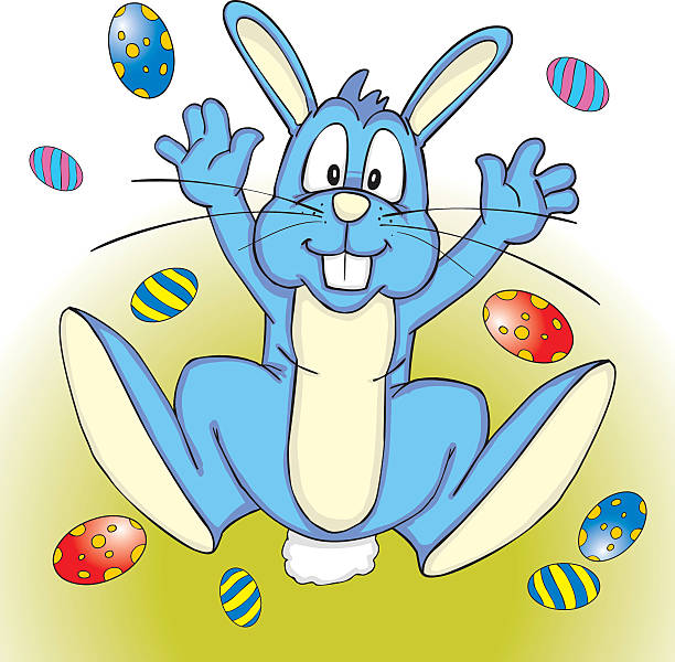 ilustrações de stock, clip art, desenhos animados e ícones de menino engraçado coelhinho - color image colored background easter animal body part