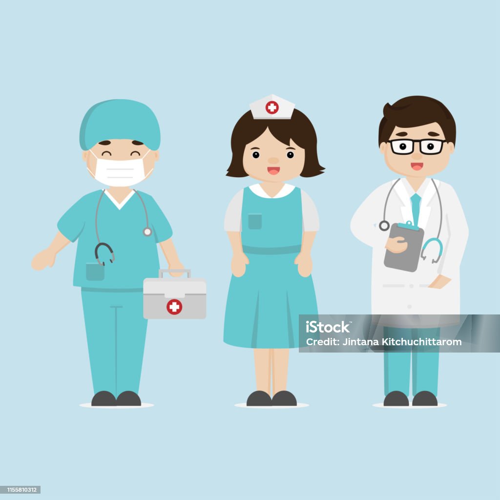 Vetores de Conceito Médico Da Equipe Do Pessoal No Hospital Caráteres Dos  Desenhos Animados Do Doutor E Da Enfermeira e mais imagens de Adulto -  iStock