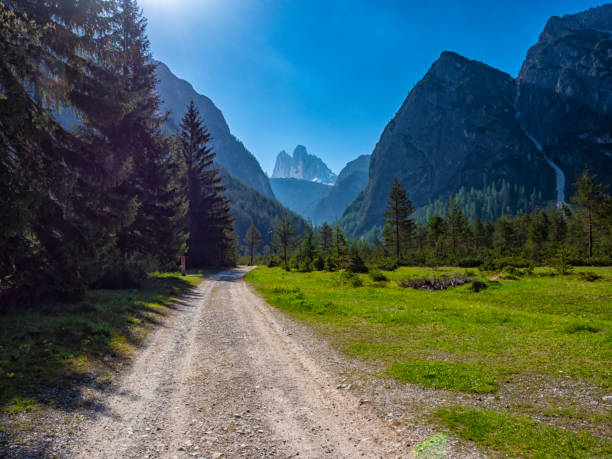istock Trekking trail in the dolomites 1155825212