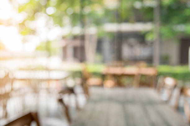 istock Abstract background with bright bokeh in restaurant coffee shop.  element for designer. 1155839071