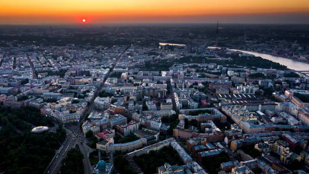 istock Panorama of Sankt-Petersburg 1155849087